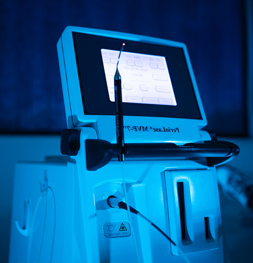 close up of dental lanap lasering tool kit