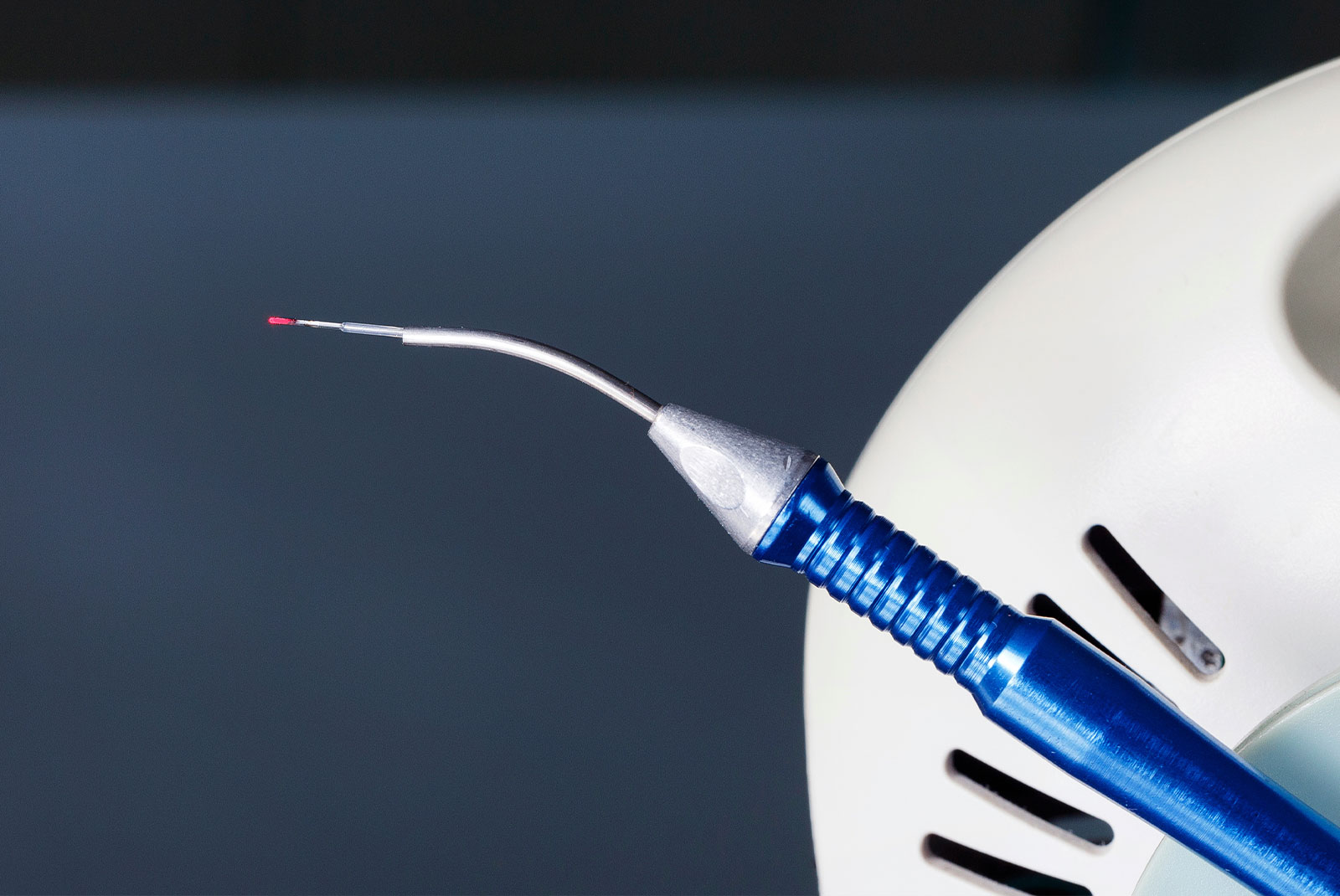 close up of dental laser device