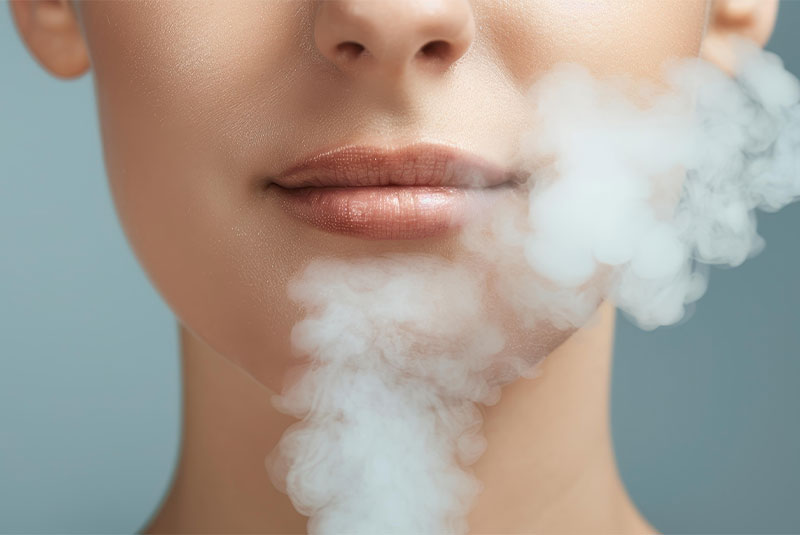 close up of ozone therapy